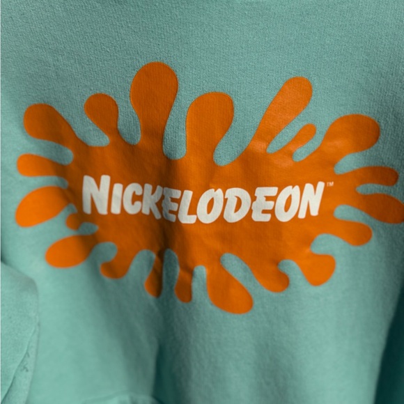 Nickelodeon Sweatshirt Large 90’s Cartoons Logo Hoodie Rugrats CatDog Ren Stimpy - Picture 8 of 9